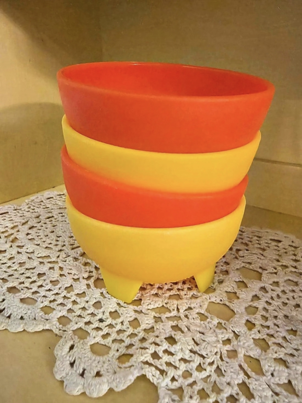 Salsa Bowls in Orange & Yellow